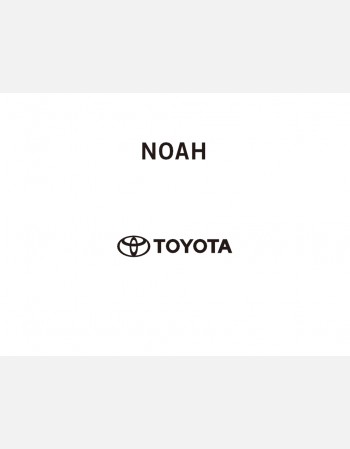 toyota noah 2017-2018 owners manual in english
